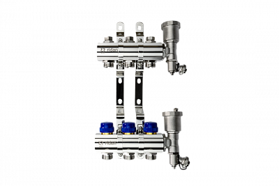 088U0706R Коллекторная группа FHF-6R set: коллектор + кронштейн + торцевая секция, Ридан