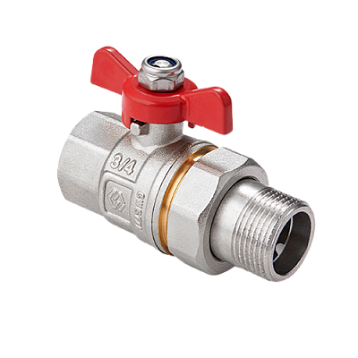 BV.520.05 Кран-американка MVI 3/4" внутренняя-наружная, бабочка